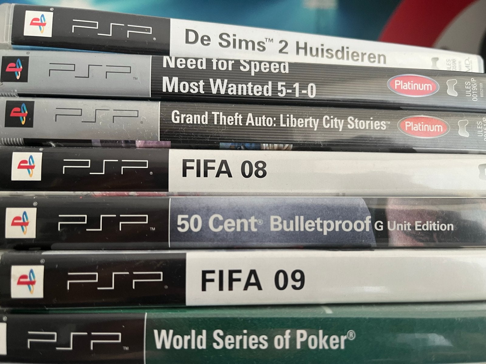 PSP Games: De Sims 2, Need for Speed, GTA, FIFA, 50 Cent, Spelcomputers en Games, Games | Sony PlayStation Portable, Ophalen, Gebruikt