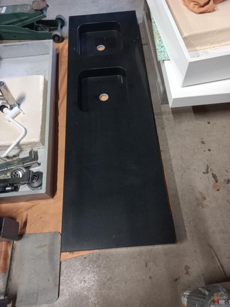 Keuken blad natuursteen, Ophalen, Nieuw, Houtskool