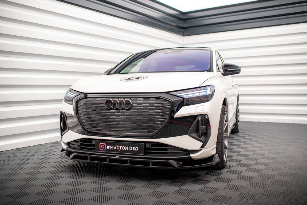 Voorlip sideskirt spoiler diffuser Audi Q4 E-Tron etron 21+, Auto diversen, Tuning en Styling, Ophalen of Verzenden