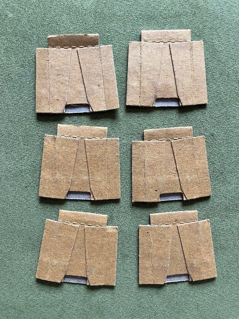 Amerikaanse kartonnetjes voor Garand clips, Verzamelen, Ophalen of Verzenden, Landmacht, Amerika, Hulzen of Bodemvondsten