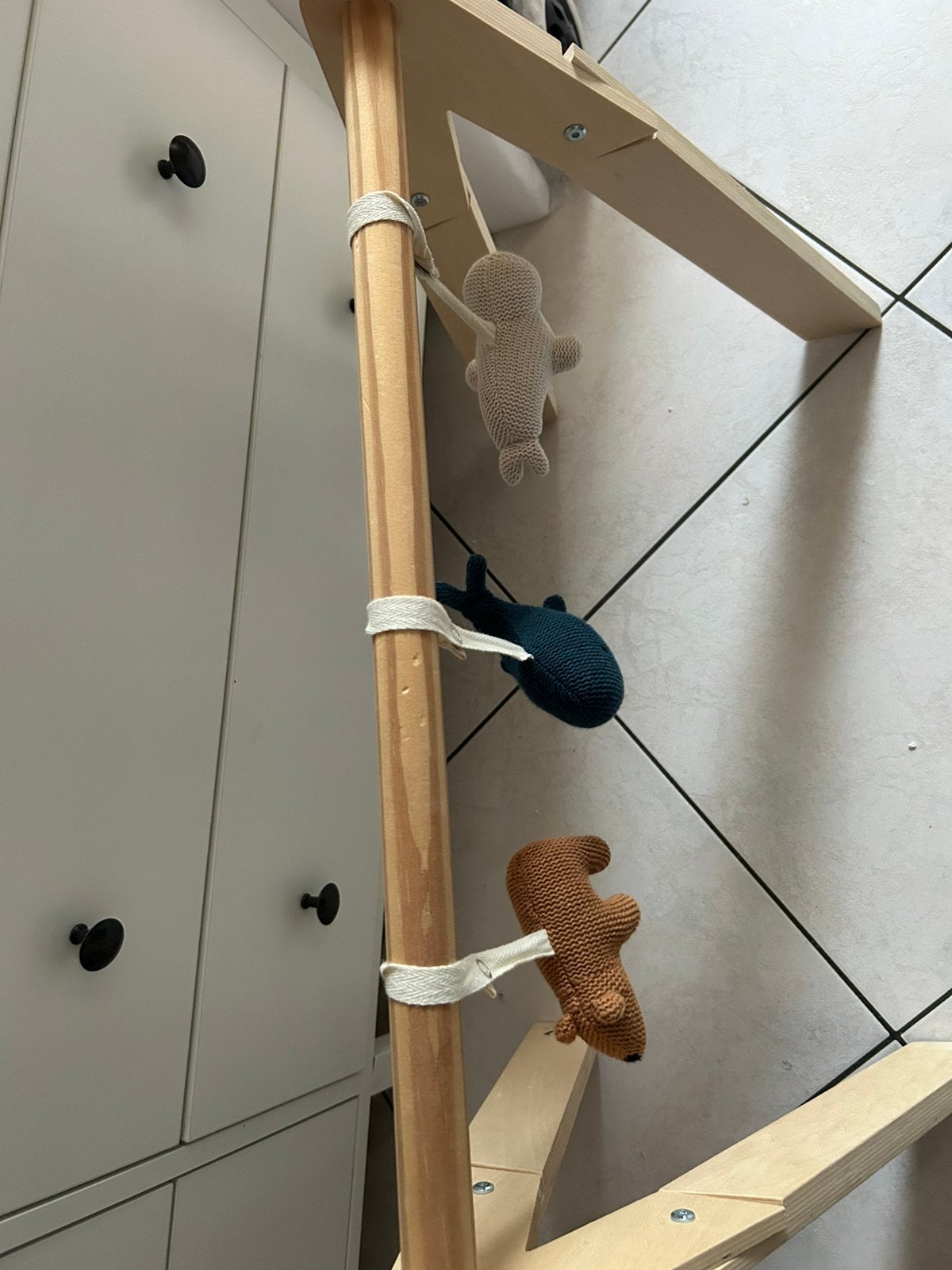 Houten babygym, Ophalen of Verzenden, Zo goed als nieuw