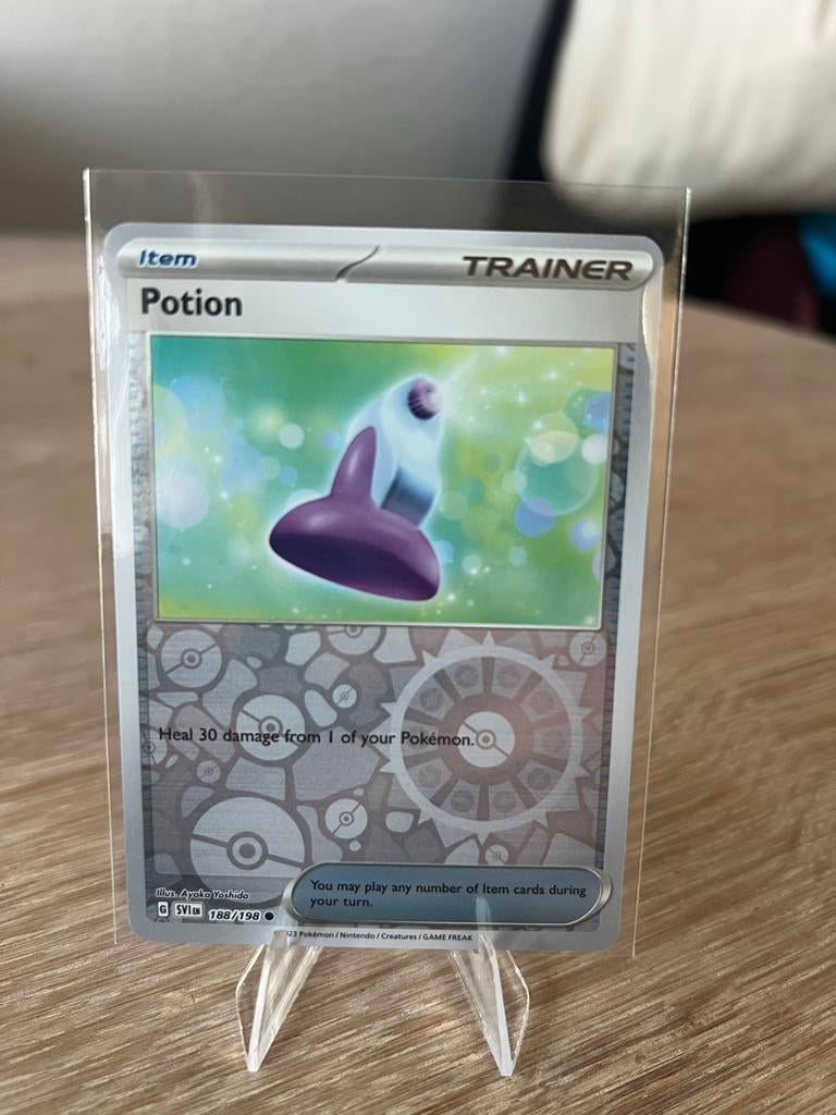 Pokémon TCG: Potion Reverse Holo (SV1I 188/198), Ophalen of Verzenden, Zo goed als nieuw, Losse kaart