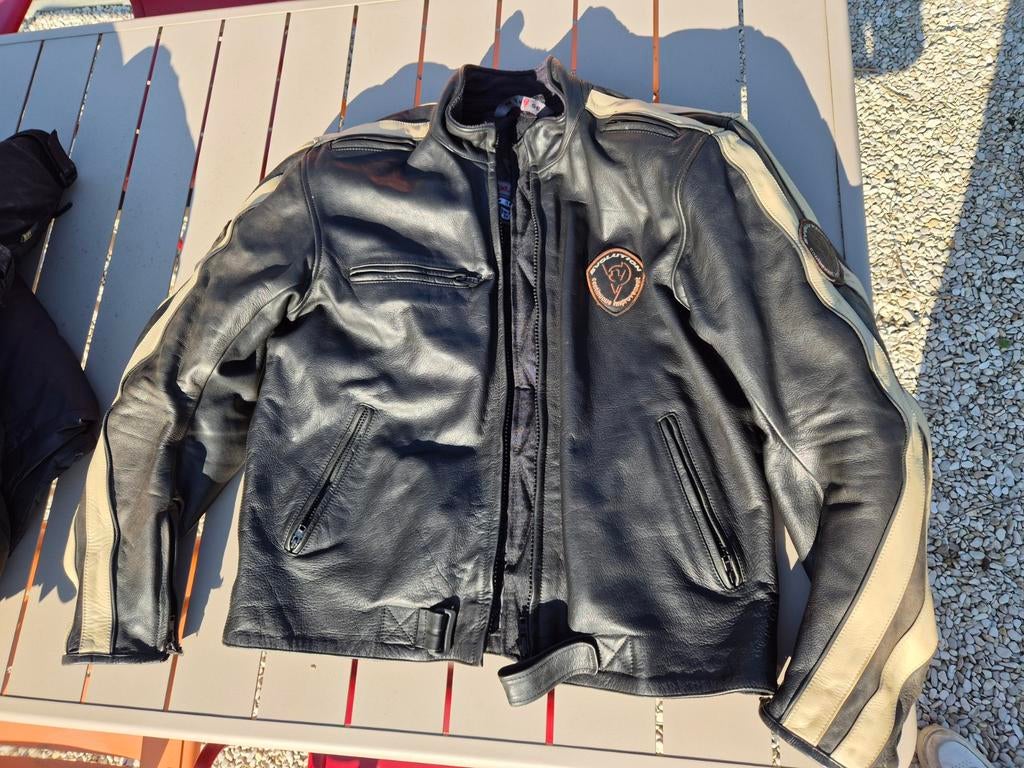 Lederen motorjas Revolution, maat 56, Motoren, Ophalen