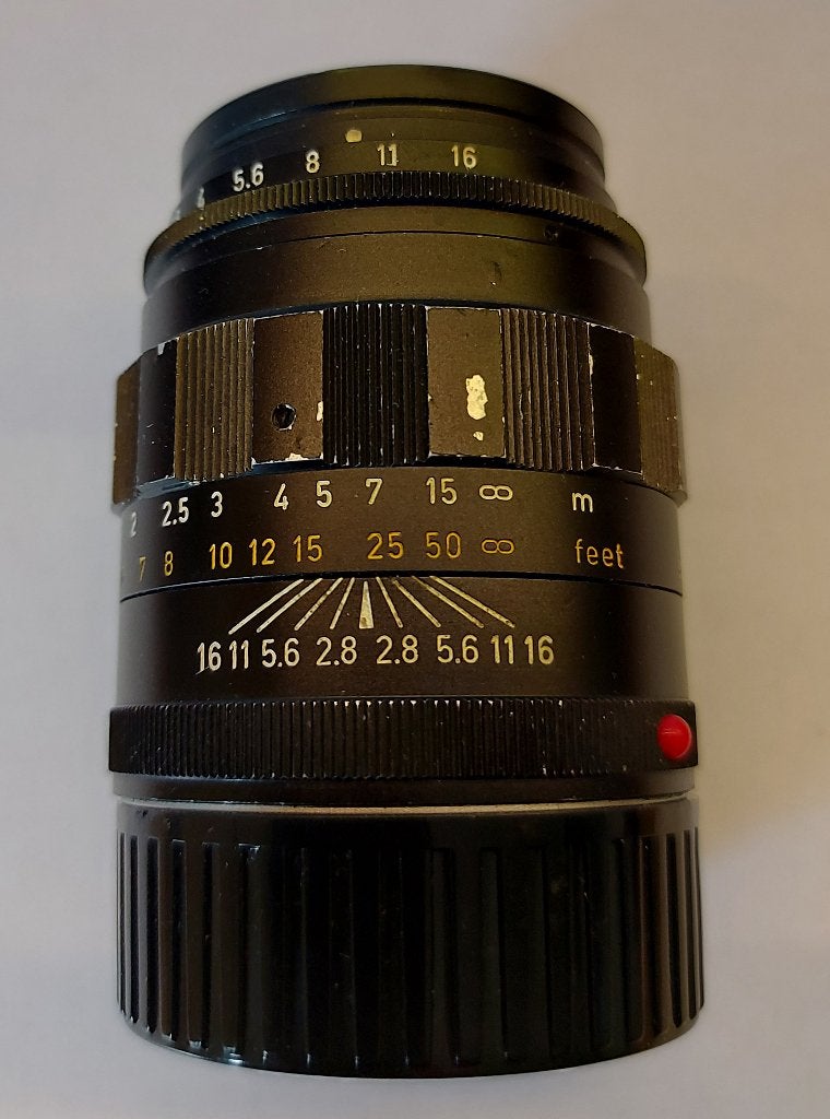 Leitz Canada Tele-Elmarit 90mm f/2.8, Ophalen of Verzenden, Gebruikt, Telelens