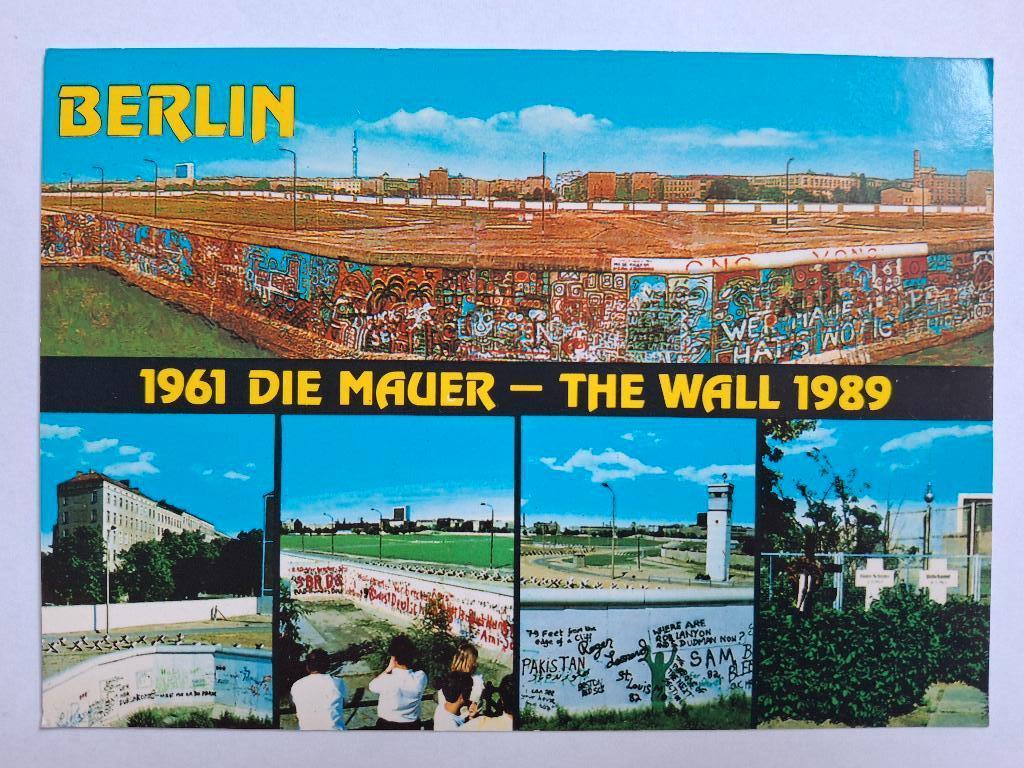 Ansichtkaart de muur Berlijn  Limited Edition, Verzamelen, Ophalen of Verzenden, 1980 tot heden, Ongelopen, Duitsland