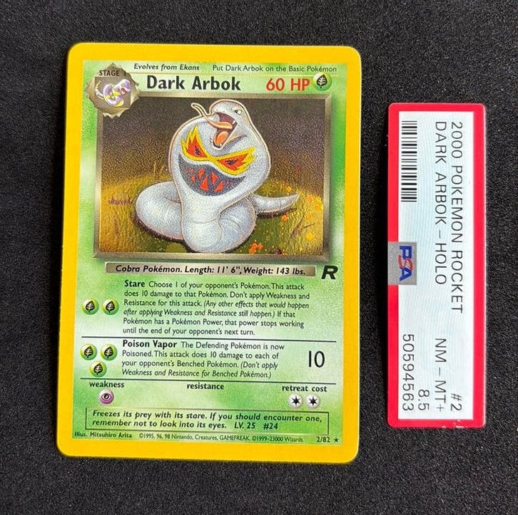 Arbok Team Rocket Unlimited Holo Pokemon, Ophalen of Verzenden, Zo goed als nieuw, Losse kaart, Foil