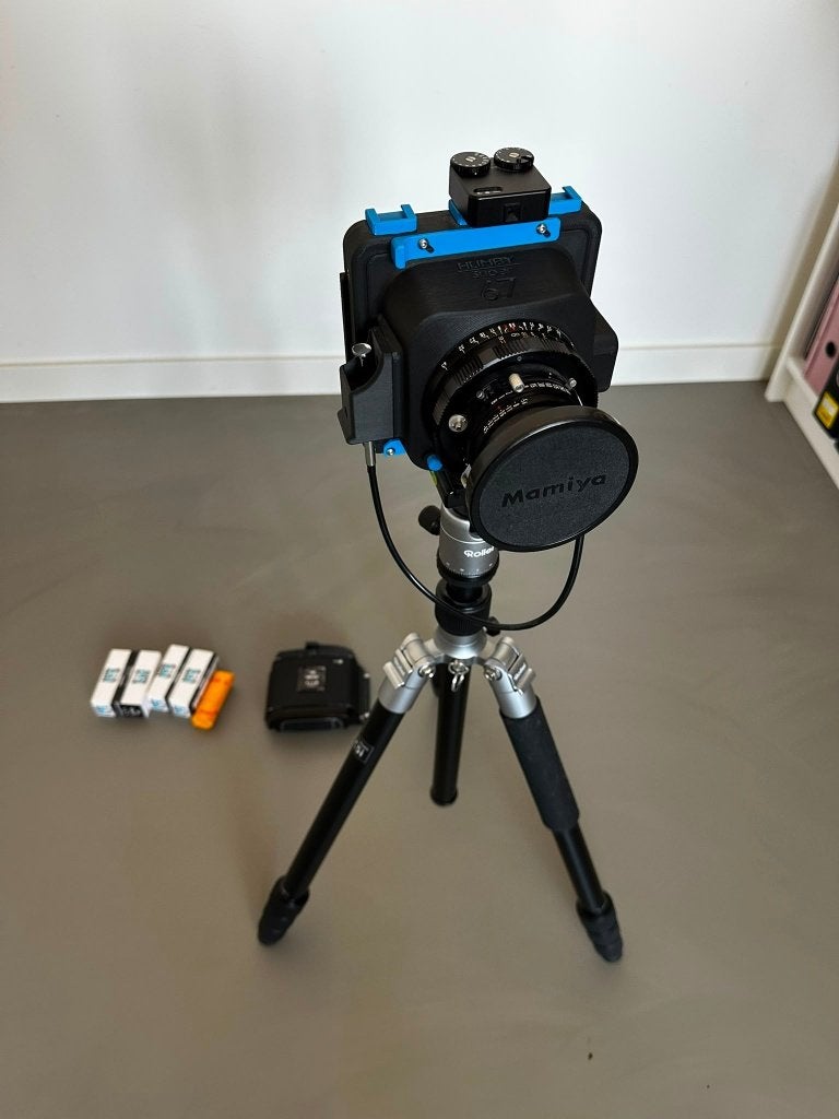 3D Print Medium Format 6x7 Camera, Ophalen of Verzenden, Zo goed als nieuw, Spiegelreflex, Overige Merken