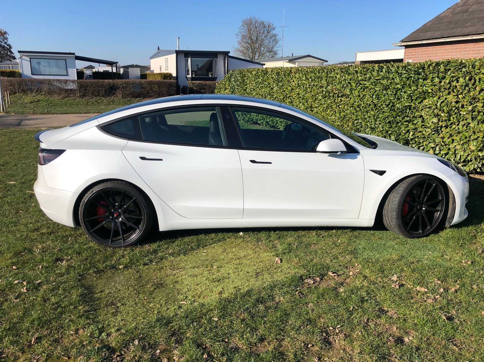 20 inch Japan Racing breedset Tesla Model 3 performance, Auto-onderdelen, Banden en Velgen, Ophalen, Gebruikt, 275 mm, Banden en Velgen