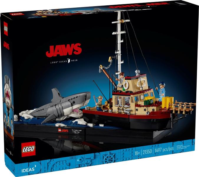 Lego | Ideas | Jaws | 21350, Lego, Lego, Nieuw, https://legohouse.com/en-gb/info/contact-us/