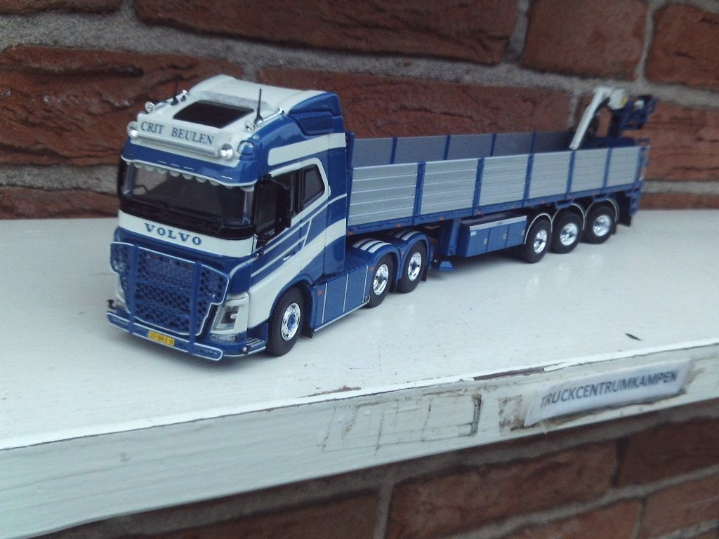 Tekno  Volvo  FH4  Globetrotter  van  Crit   Beulen., Hobby en Vrije tijd, Modelauto's | 1:50, Ophalen of Verzenden, Nieuw, Bus of Vrachtwagen