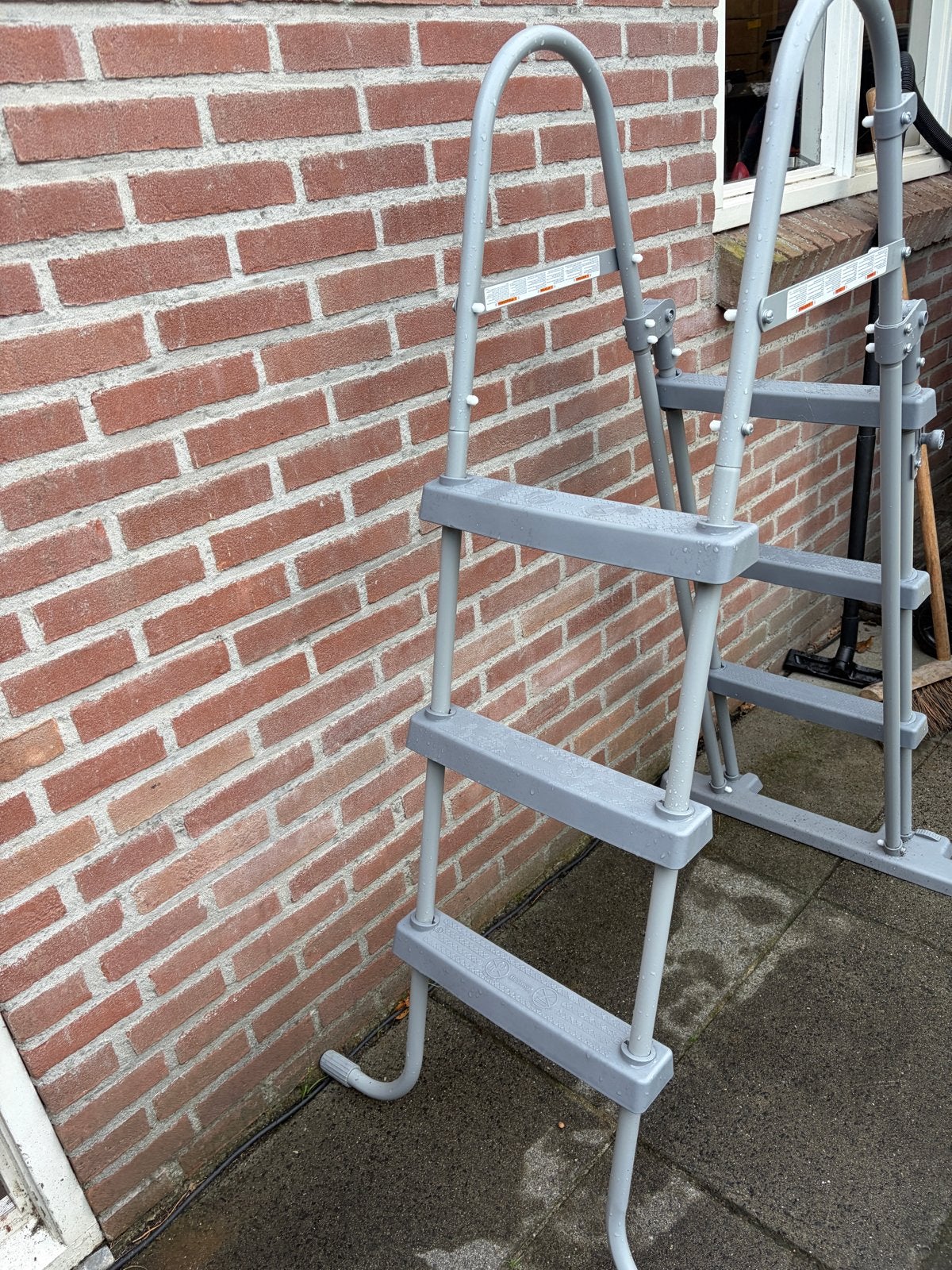 Zwembadtrapje voor opzetzwembad, Ophalen, Zo goed als nieuw, Ladder