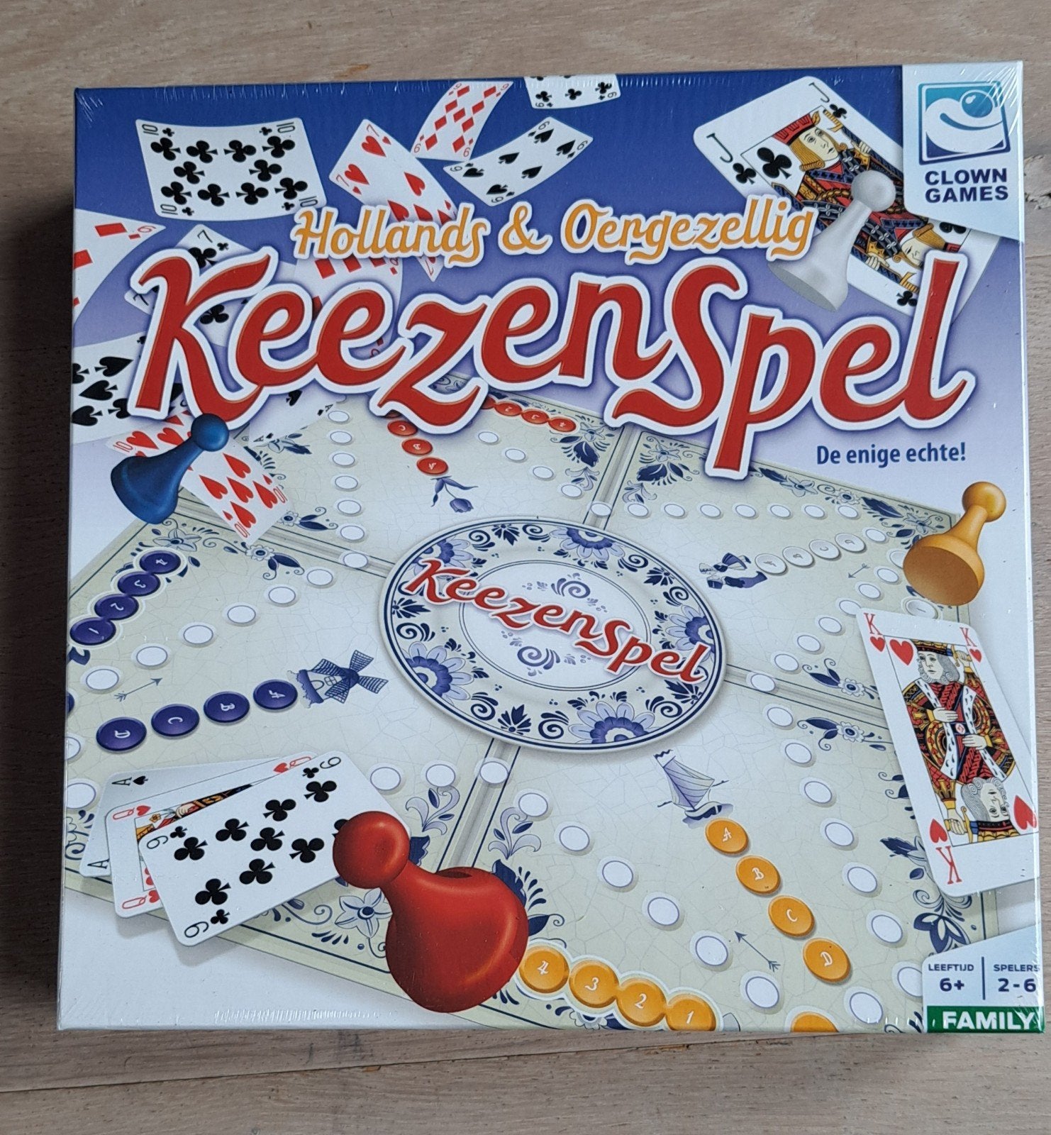 Keezenspel, bord- en kaartspel. Nieuw., Ophalen of Verzenden, Nieuw, Clown Games