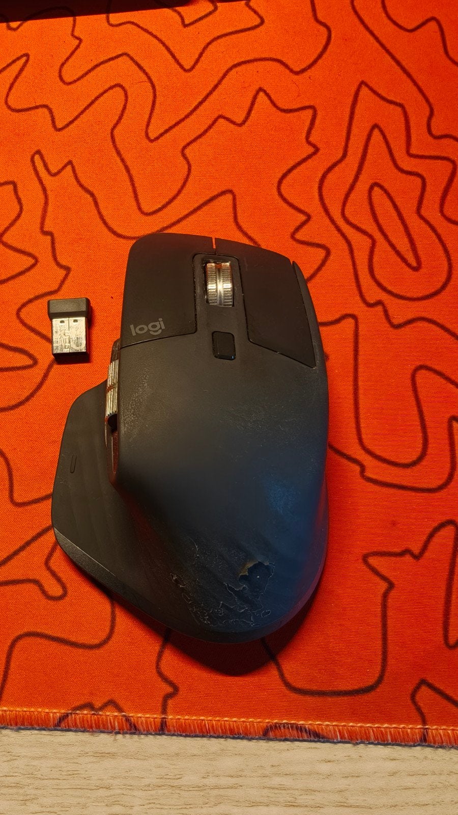 Logitech MX Master 3S Draadloze Muis - Gebruikt, Rechtshandig, Muis, Gebruikt, Ergonomisch