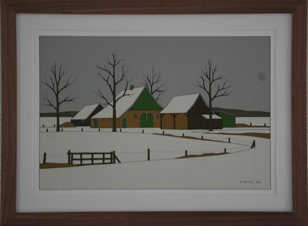 Zeefdruk Klaas Bernink 55/200, Ophalen