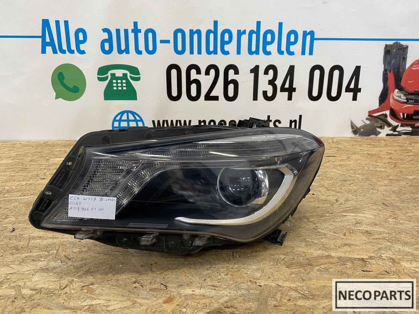 Cla W117 bi xenon koplamp links origineel A1179065100, Auto-onderdelen, Gebruikt, -, Ophalen of Verzenden, -