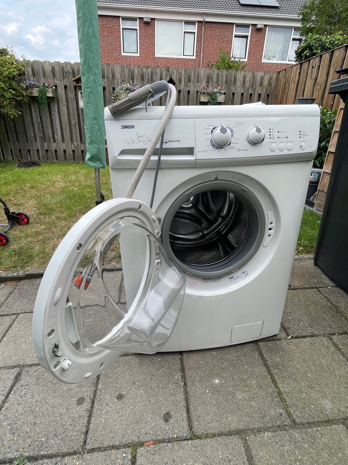 Zanussi Easy Iron Voorlader Wasmachine - Gebruikt, Witgoed en Apparatuur, Ophalen, 6 tot 8 kg, Voorlader, Kort programma