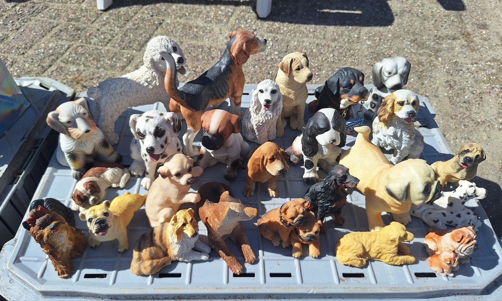 Verzameling honden beeldjes, Ophalen of Verzenden, Zo goed als nieuw, Dier