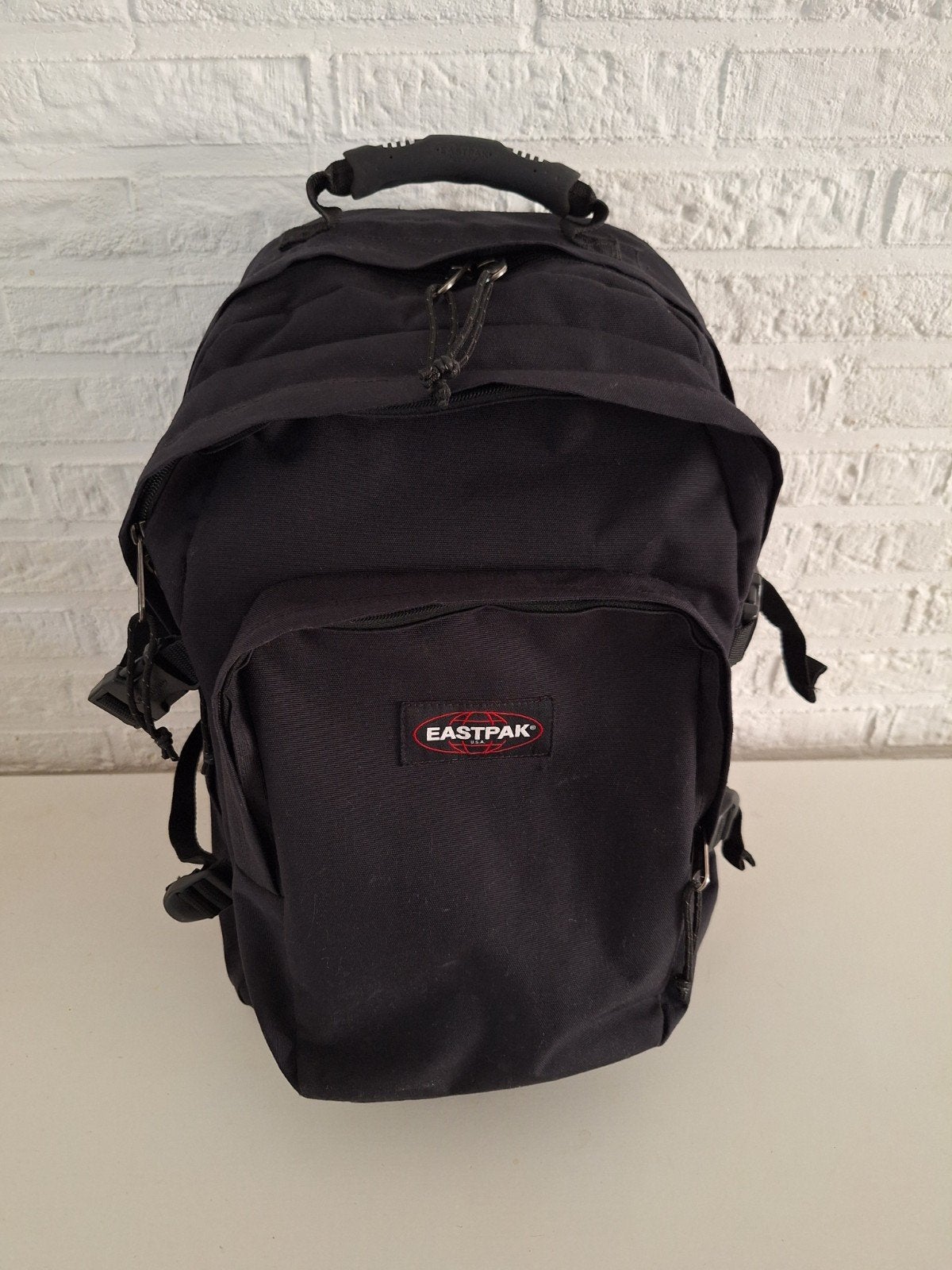 Eastpak rugzak zwart - backpack, 45 tot 60 cm, 25 tot 40 cm, Ophalen of Verzenden, Zo goed als nieuw