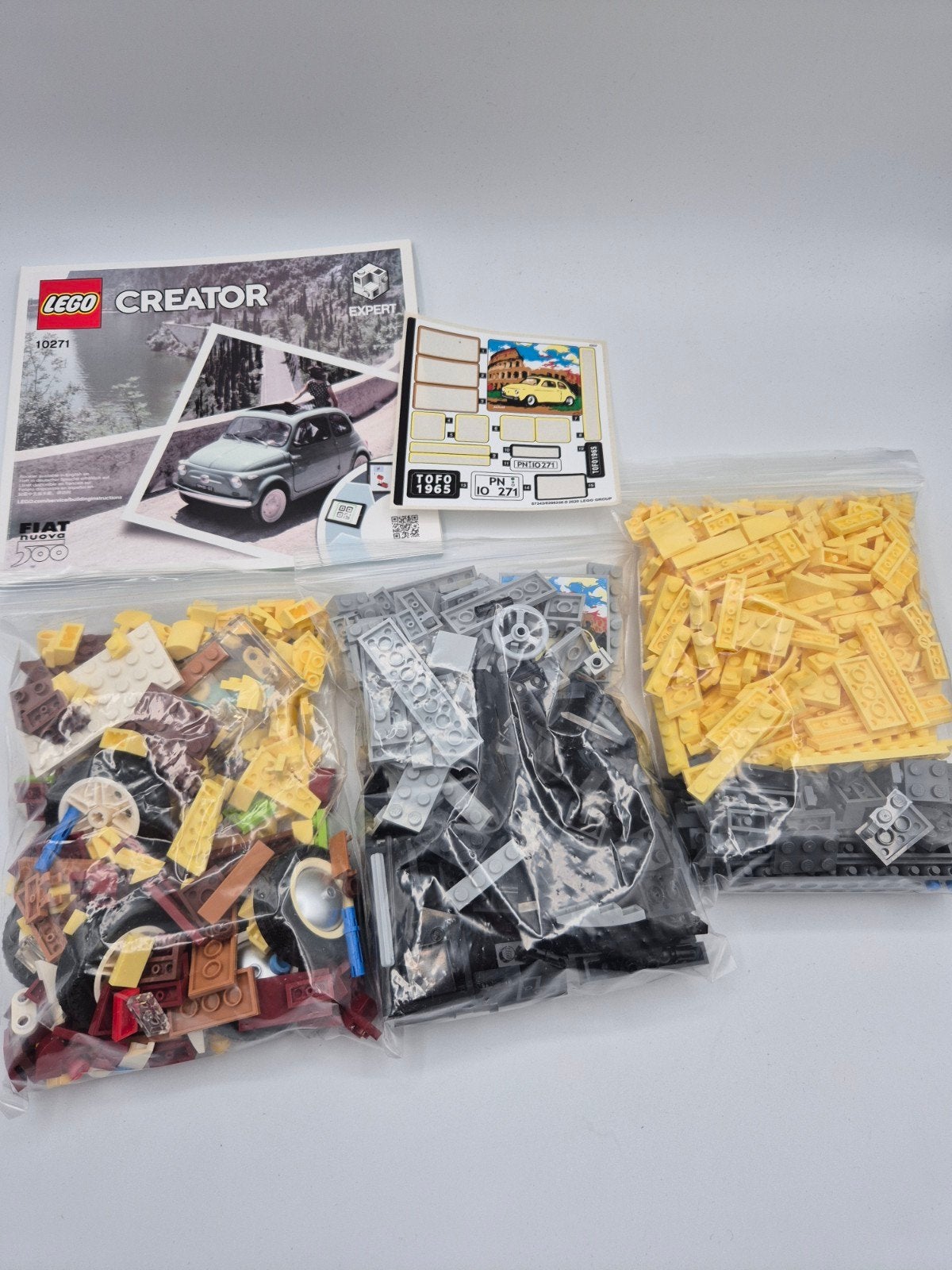 LEGO Creator Expert Fiat 500 (10271), Ophalen of Verzenden, Privacy.officer@lego.com, LEGO System A/S, Nieuw