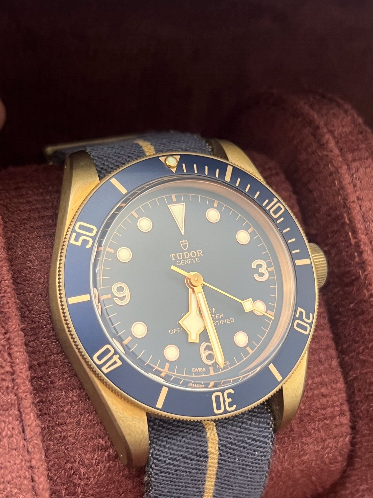 Tudor Black Bay Bronze “Bucherer Blue” FULL SET, Overige merken, Overige materialen, Polshorloge, Overige materialen