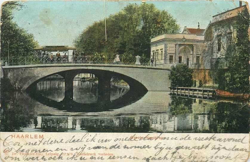 300-482-025 Haarlem Groote Houtbrug, Verzenden, Voor 1920, Noord-Holland