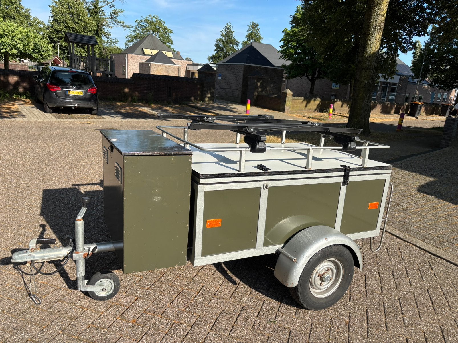 Aanhanger bagagewagen, Fietsen en Brommers, Fietsaccessoires | Aanhangers en Karren, Ophalen, Gebruikt