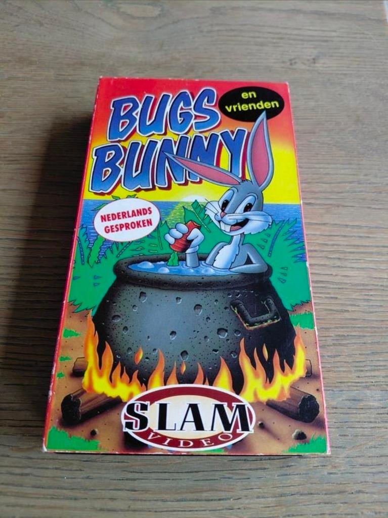 Bugs Bunny en vrienden videoband., Cd's en Dvd's, VHS | Kinderen en Jeugd, Alle leeftijden, Ophalen of Verzenden, Gebruikt