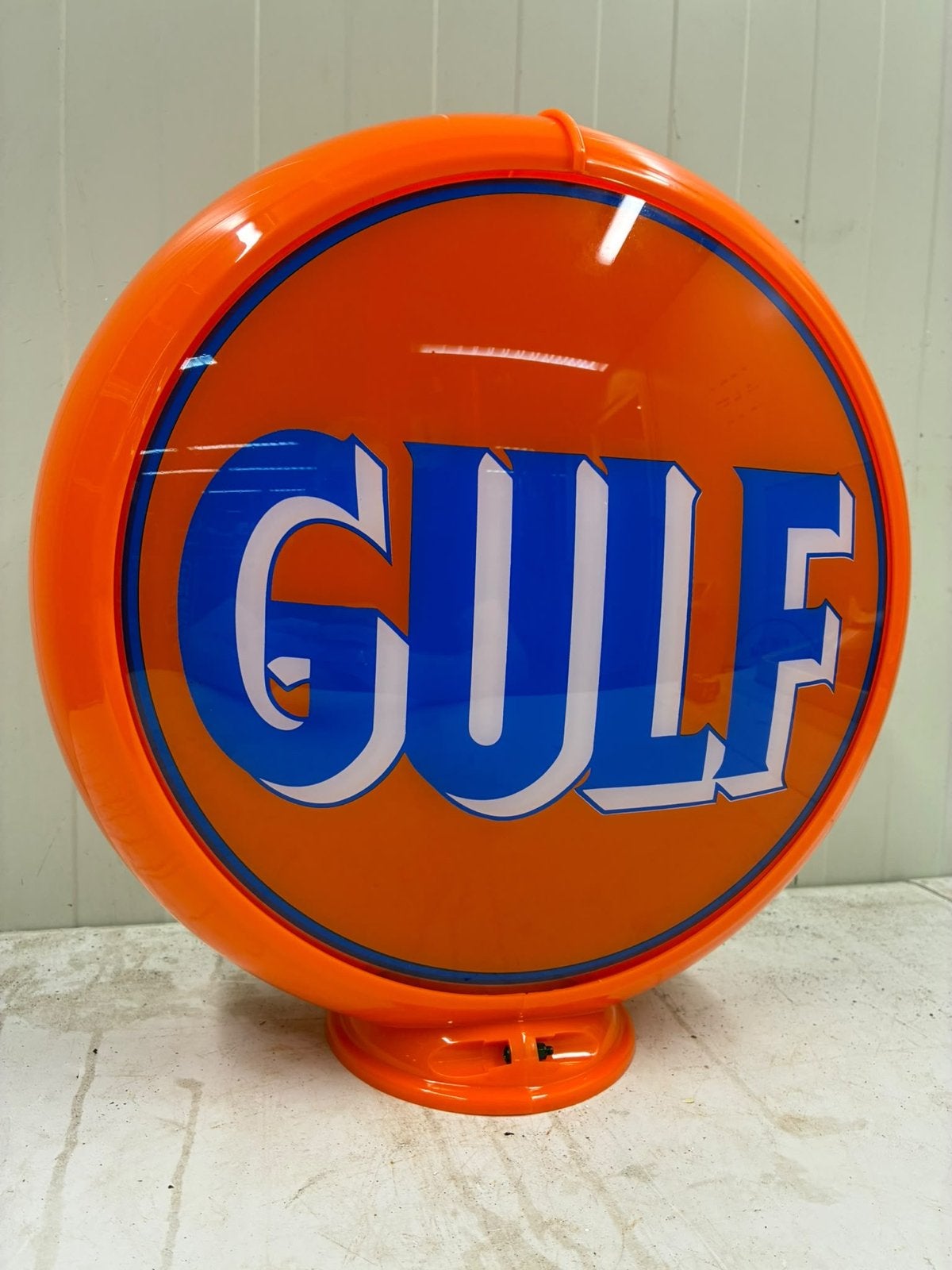 Gulf benzinepomp globe - Reclame object, Ophalen of Verzenden, Gebruikt, Auto's