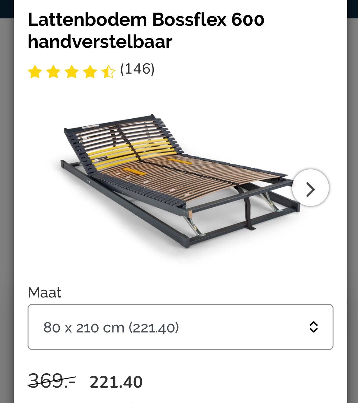 2x Bossflex bedbodem  hoofd en voeteneind verstelbaar zgan, Huis en Inrichting, Slaapkamer | Matrassen en Bedbodems, Eenpersoons