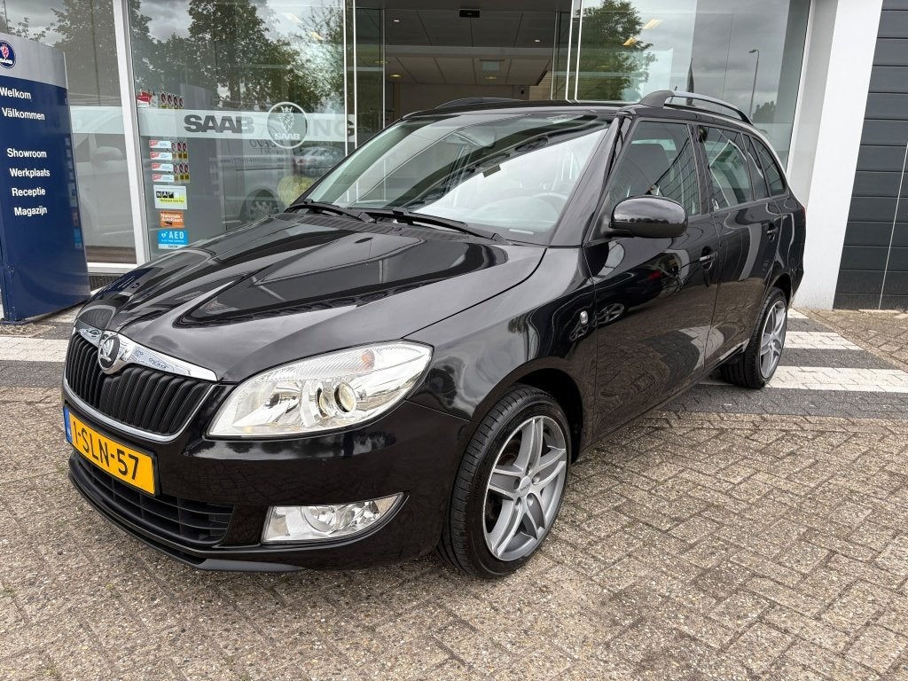 Skoda Fabia Combi 1.2 TSI Sprint Pro Clima | navi |LMV, Euro 5, Zwart, 1036 kg, Zwart