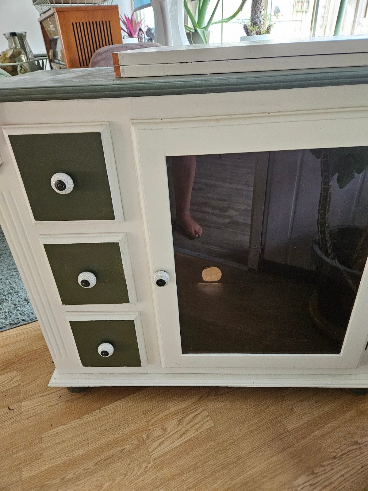 Gratis Stereo Kast en Dressoir - Ophalen in overleg, Gebruikt, Klassiek, 150 tot 200 cm, Ophalen of Verzenden