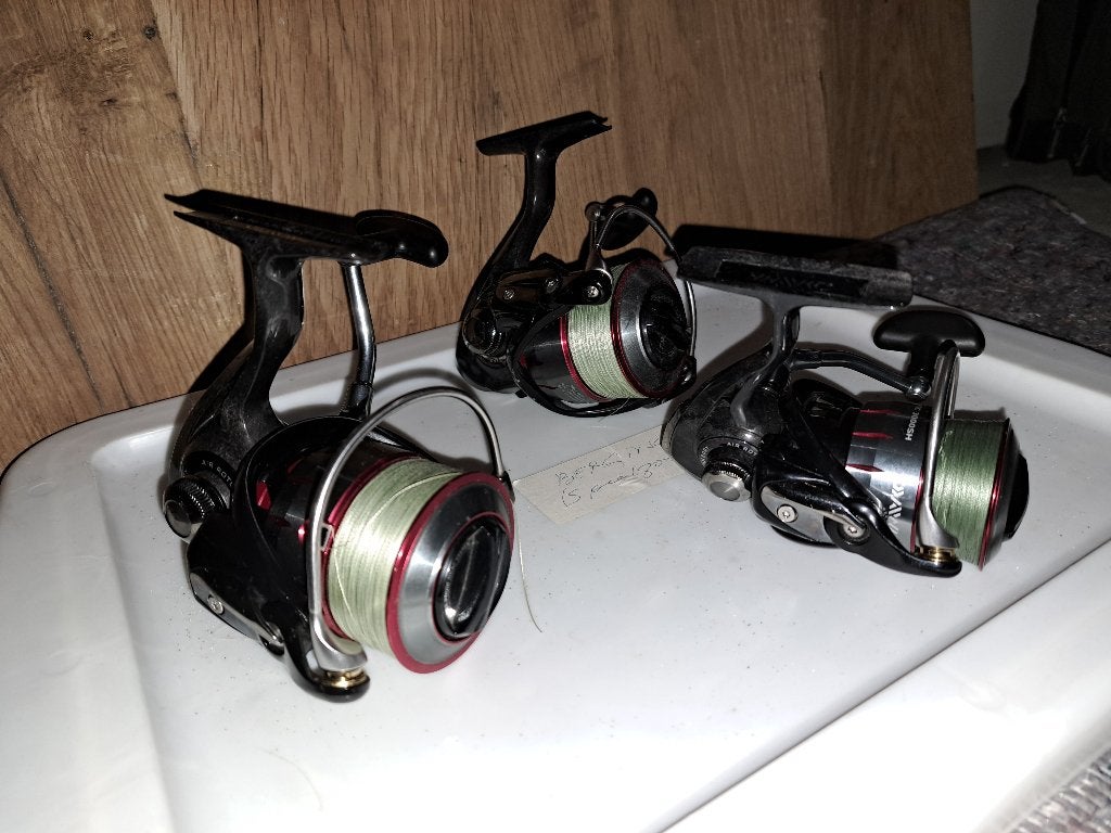 Shimano en Daiwa Balistic molens., Ophalen, Gebruikt, Molen