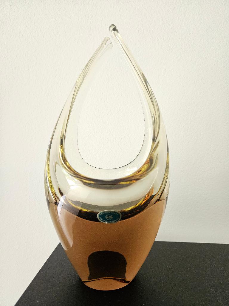 Bohemian vaas klinger miroslav, Antiek en Kunst, Antiek | Glas en Kristal, Ophalen of Verzenden