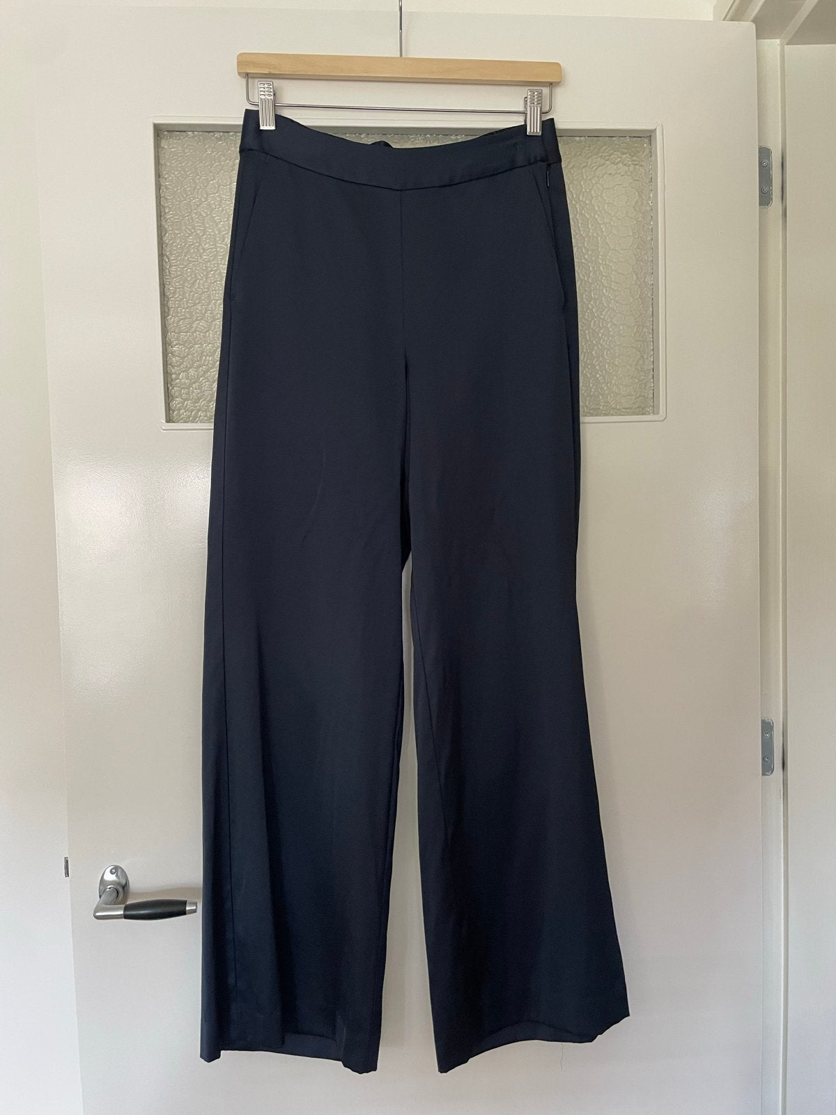 Gustav Miya Wide Leg Satijn Look, Blauw, Ophalen of Verzenden, Zo goed als nieuw, Maat 36 (S)