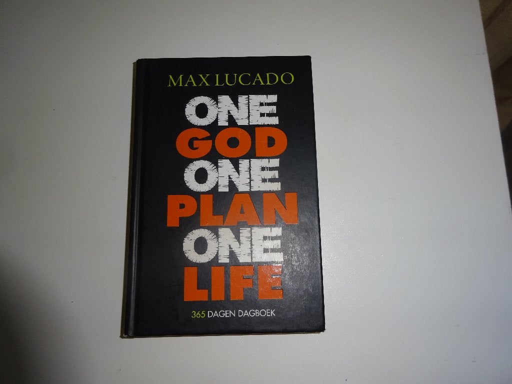MAX LUCADO - ONE GOD, ONE PLAN, ONE LIFE - BIJB. DAGB. JEUGD, Ophalen of Verzenden, Gelezen, Christendom | Protestants