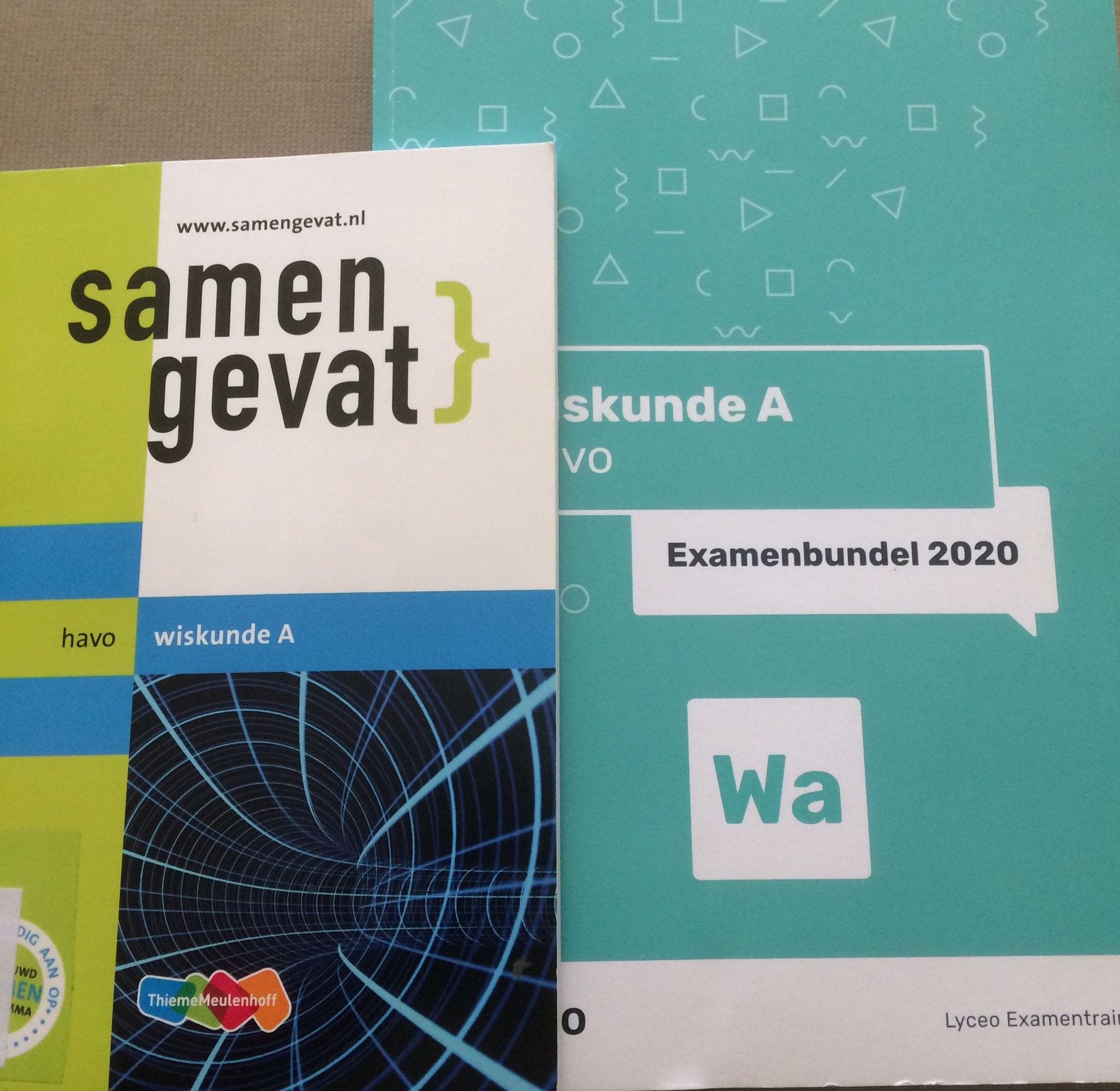Examenbundel Wiskunde A Havo, Ophalen, Zo goed als nieuw, HAVO