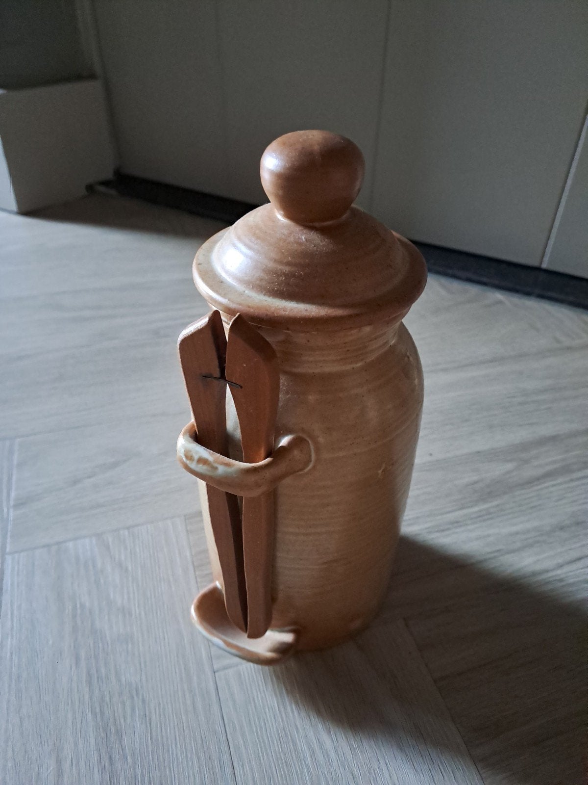 Vintage Aardewerk Potten - Gres Guerin en Gres Village, Ophalen of Verzenden