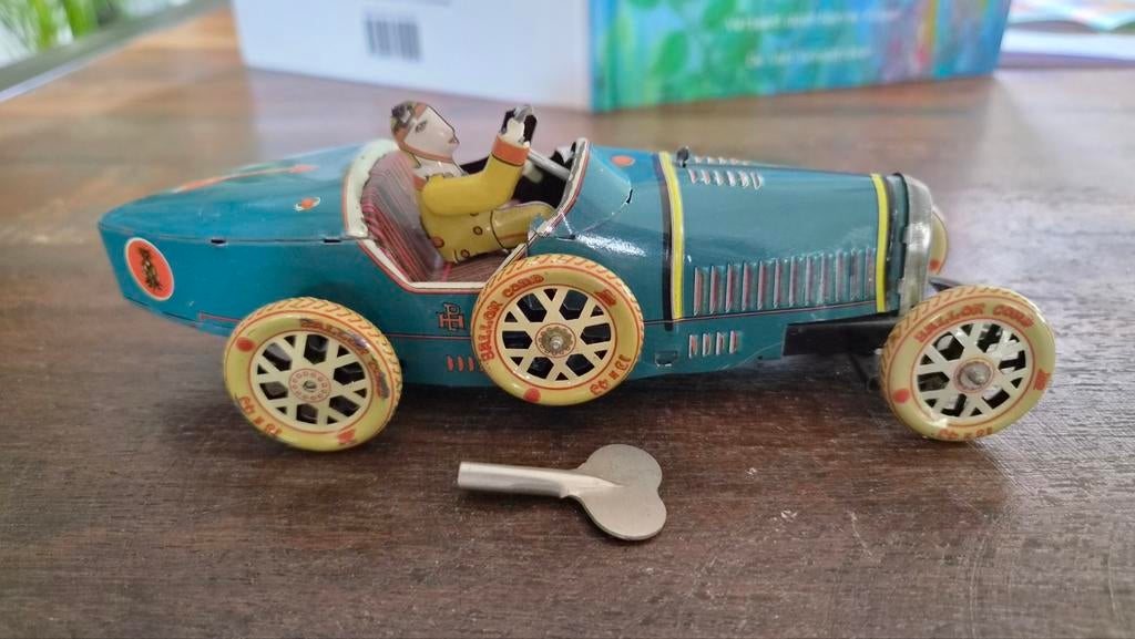Vintage Blikken speelgoed: Bugatti i-970, Ophalen of Verzenden, Gebruikt