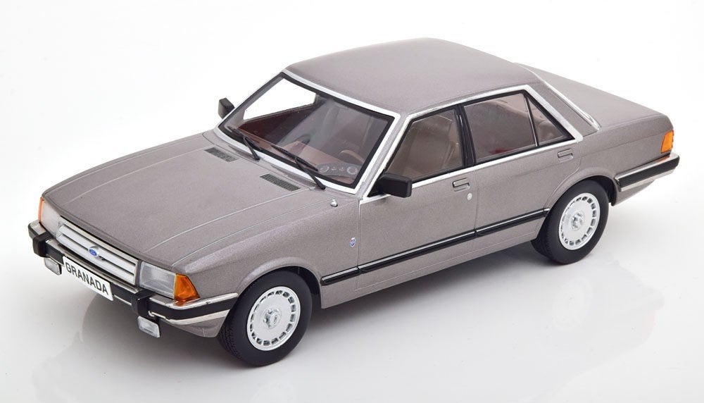 ford granada MK2 2.8 GHIA  modelauto 1:18 grijs metallic, Ophalen of Verzenden, Auto, Overige merken