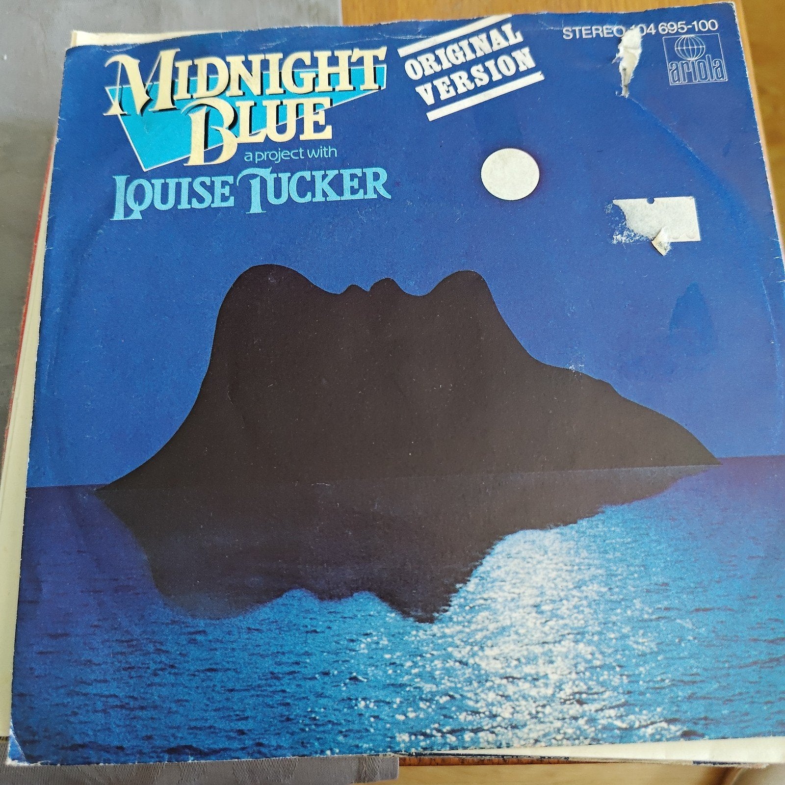 Midnight Blue  Louise Tucker (Original Version) Vinyl Single, Gebruikt, 7 inch, Ophalen of Verzenden, Pop