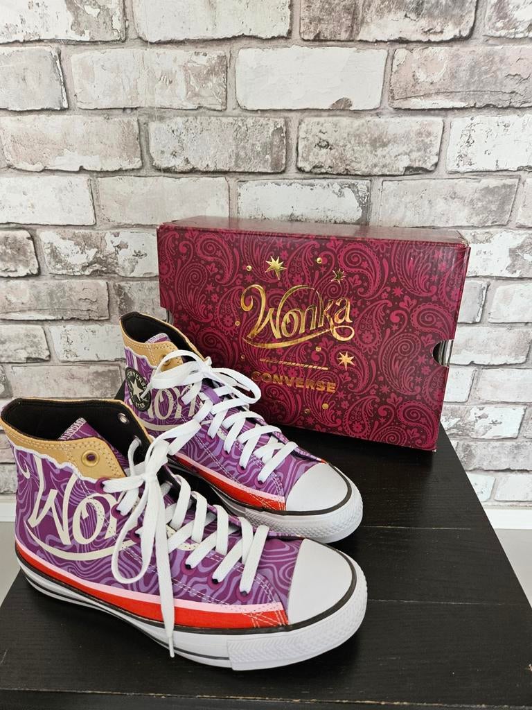 Converse x Chuck Taylor - Willy Wonk - All Star High  M40, Overige kleuren, Nieuw, Converse, Ophalen of Verzenden