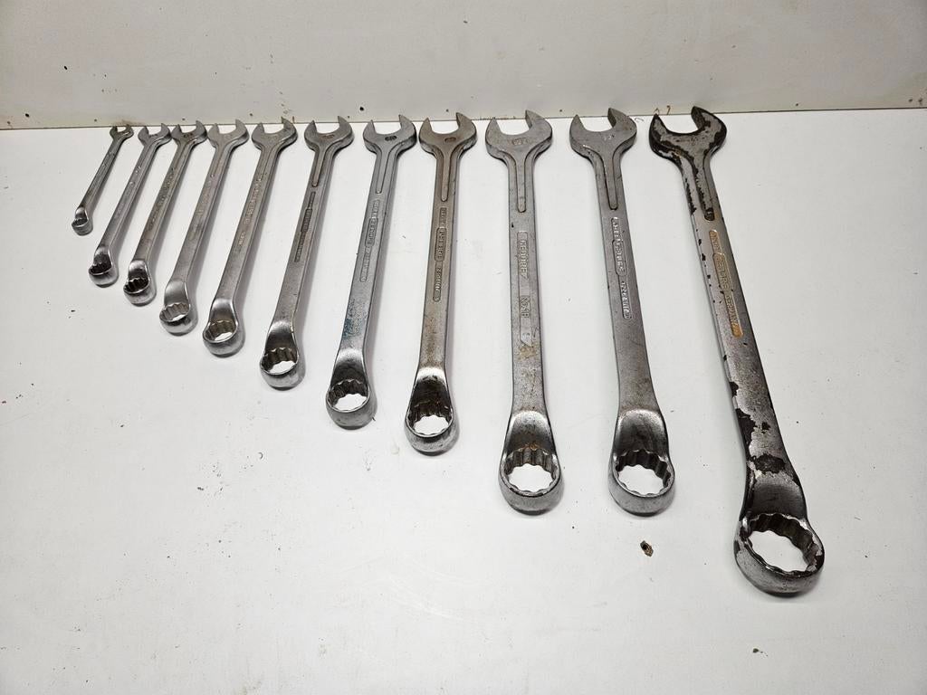 Gedore 1B Steek-ringsleutels,losse sleutels 11-41, Doe-het-zelf en Verbouw, Gereedschap | Handgereedschap, Ophalen of Verzenden