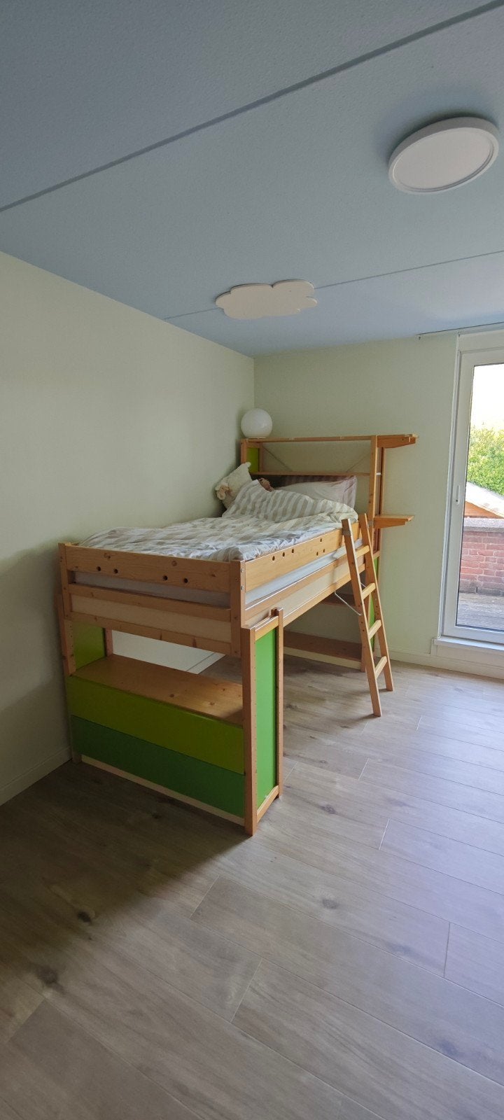 Lundia half hoogslaper 200x90 cm, Ophalen, Hoogslaper