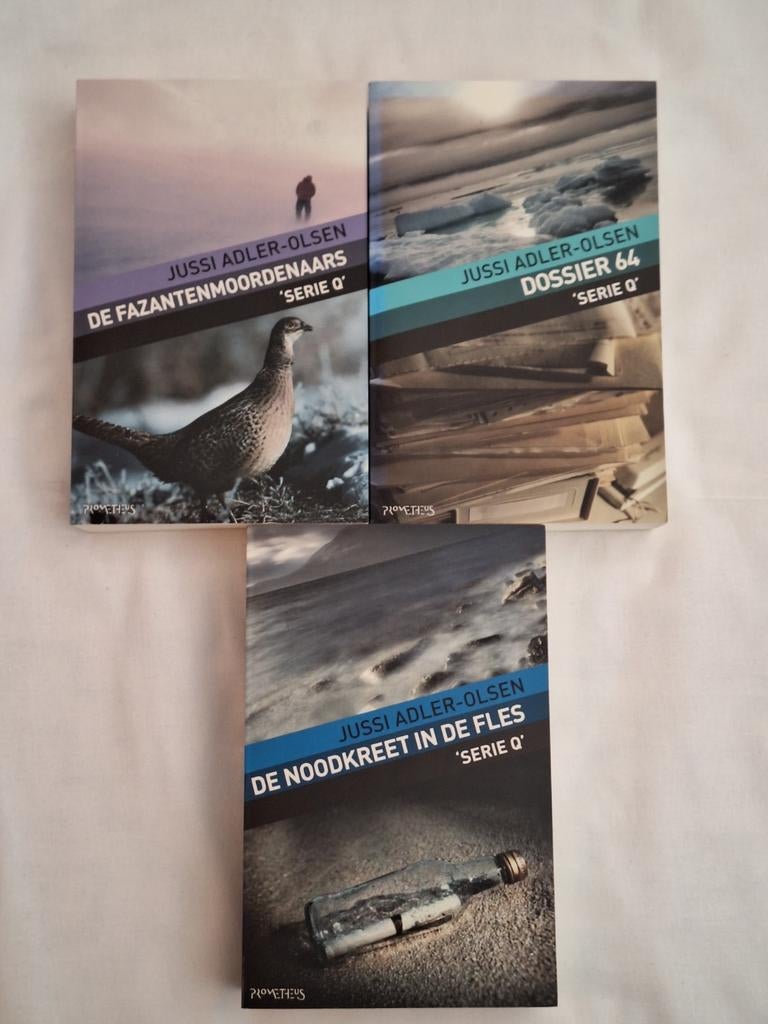 3 Jussi Adler-Olsen boeken - Serie Q - Nieuwstaat, Boeken, Ophalen of Verzenden, Nieuw, Jussi Adler-Olsen