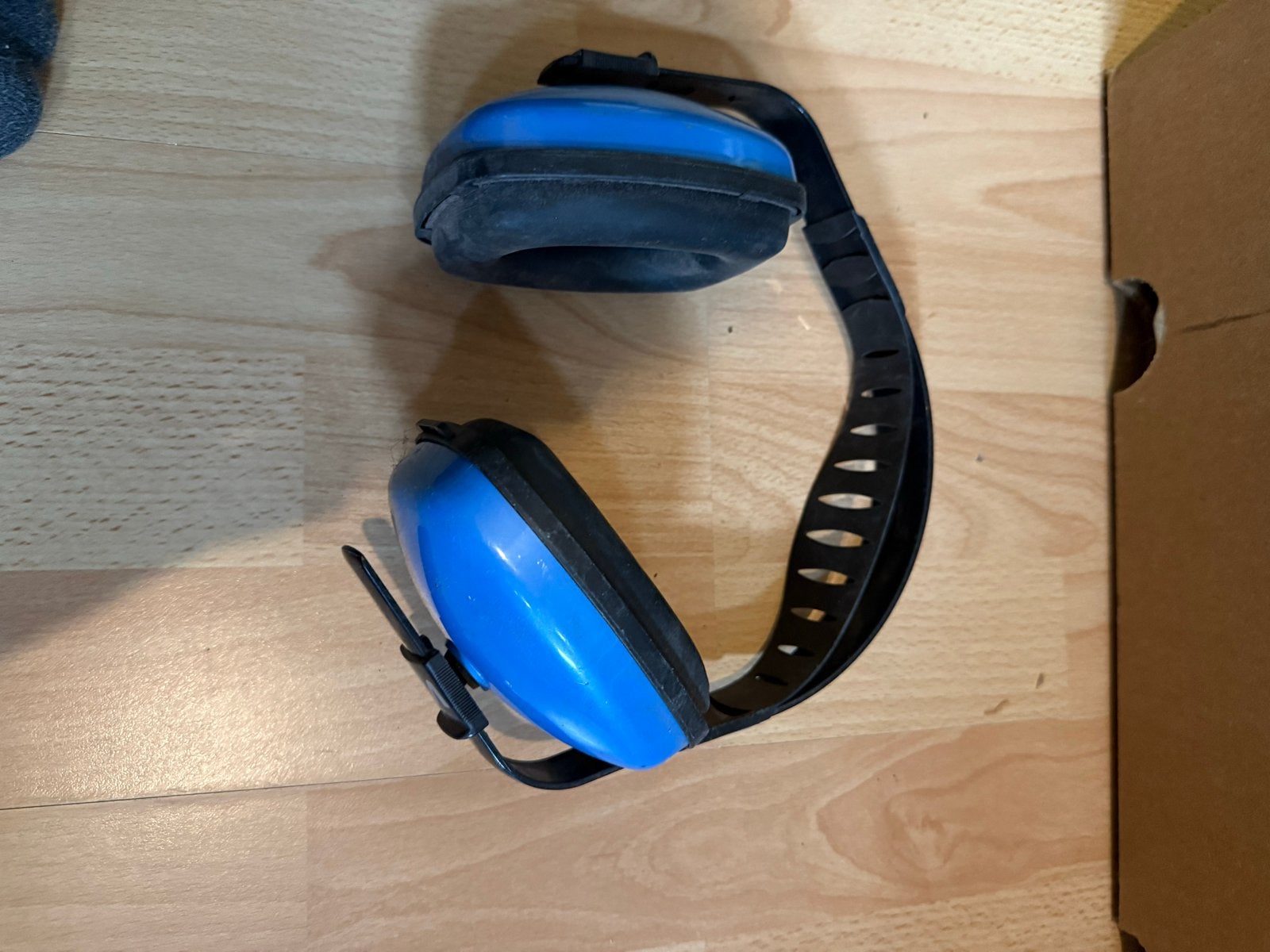 Blauwe gehoorbeschermers / oordoppen, Ophalen of Verzenden, Gebruikt