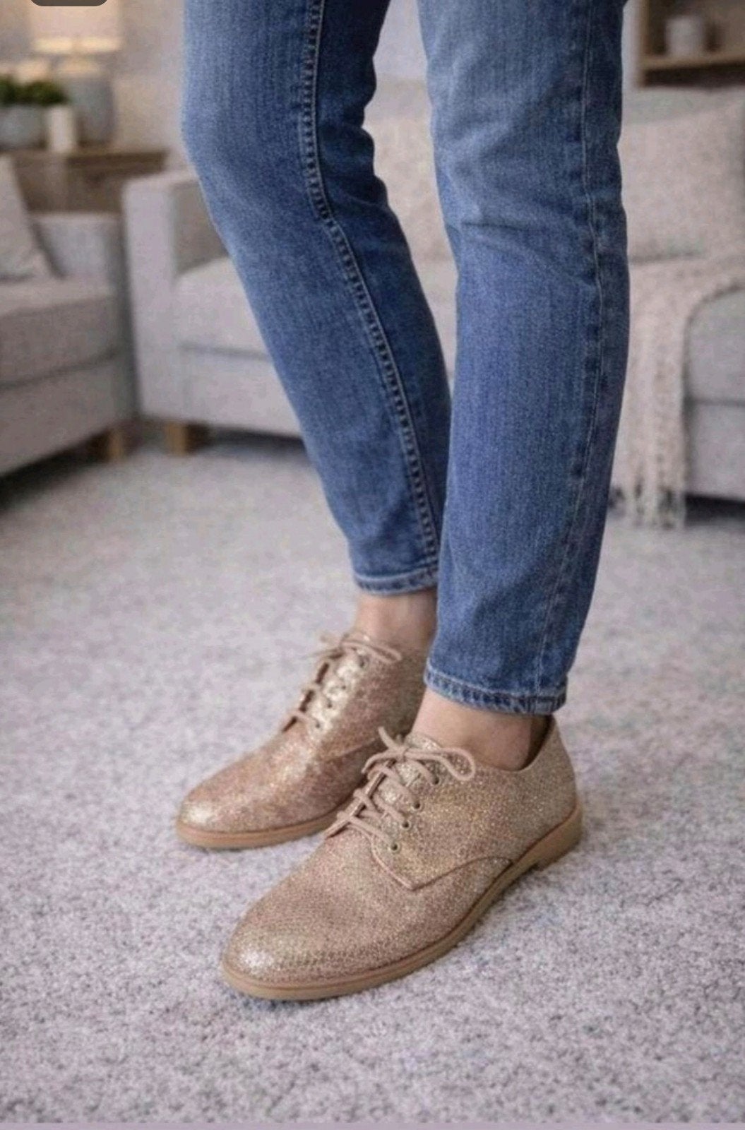 bestelle veterschoenen goud maat 39, Schoenen met lage hakken, Ophalen of Verzenden, Zo goed als nieuw, Geel