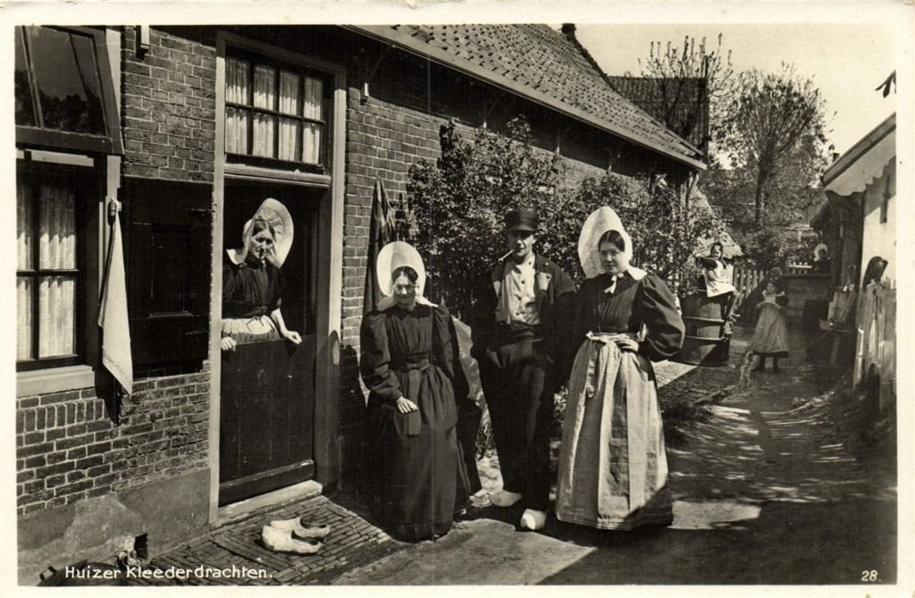 Huizer Kleederdrachten. - volk - ongelopen, Verzenden, 1940 tot 1960, Ongelopen, Noord-Brabant