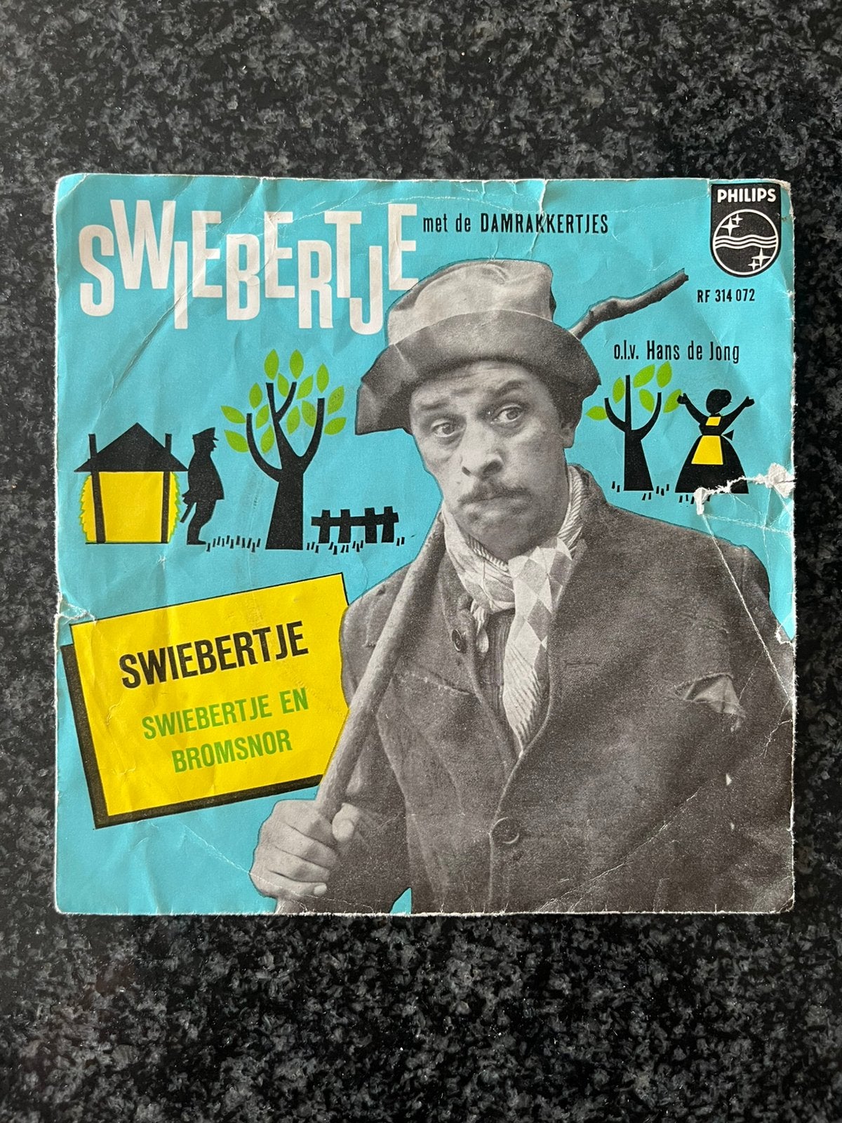 Swiebertje met de Damrakkertjes, Cd's en Dvd's, Gebruikt, 7 inch, Ophalen of Verzenden, Levenslied of Smartlap