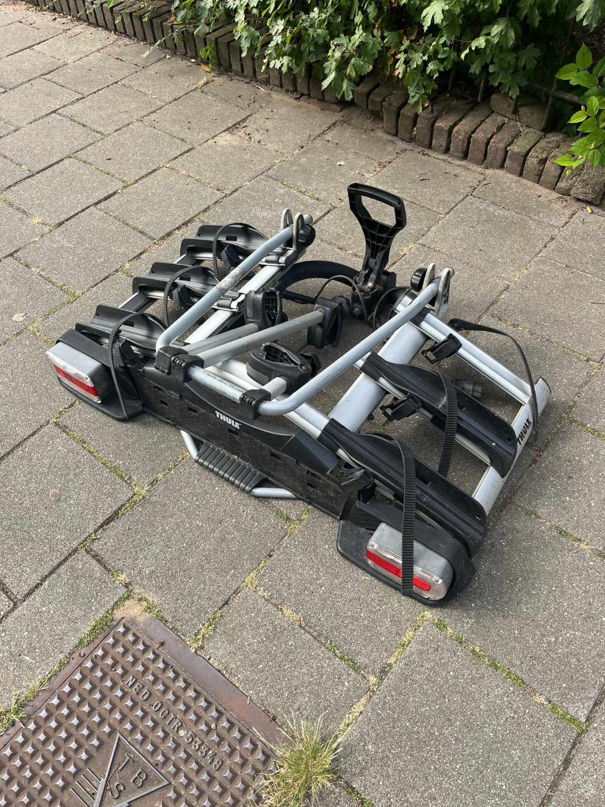 Thule fietsendrager, Auto diversen, Fietsendragers, Ophalen, 3 fietsen of meer, Gebruikt, Brede banden