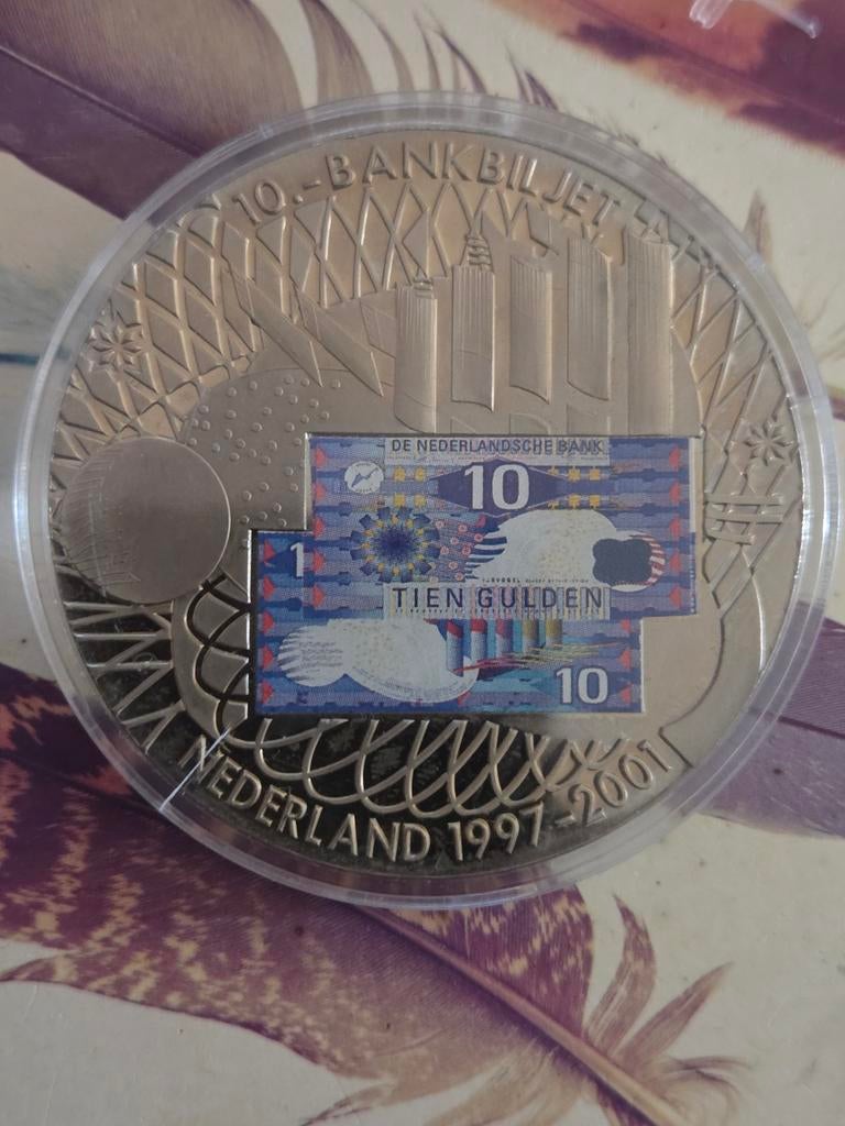 Nederland 1997-2001 Afscheid van een Munteenheid, Ophalen of Verzenden, Koningin Beatrix, 10 gulden, Losse munt